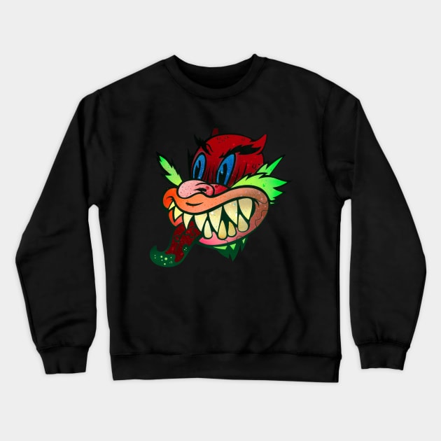 Wily Devil Crewneck Sweatshirt by BeeryMethod